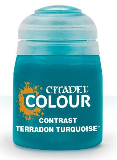 Citadel Contrast Paint (Terradon Turquoise) - kontrastní barva - tyrkysová