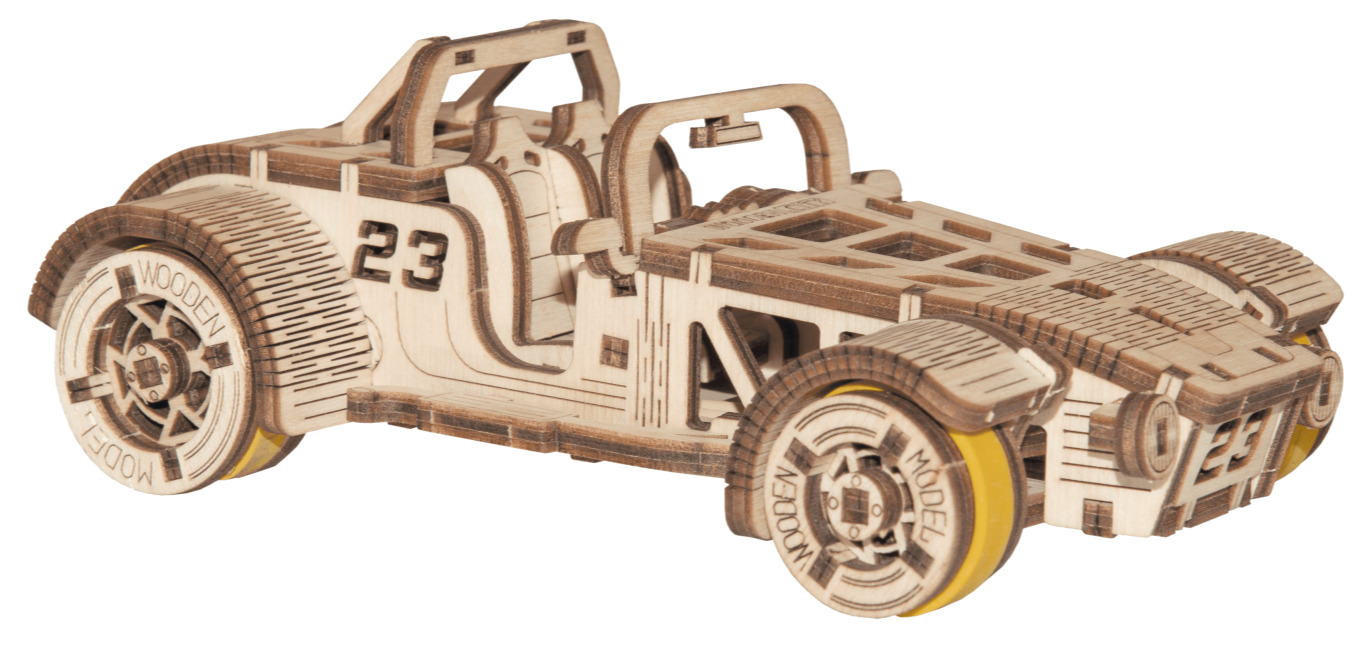 Stavebnice - Roadster (dřevěná)