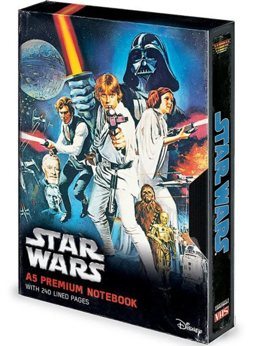 Zápisník Star Wars - New Hope VHS