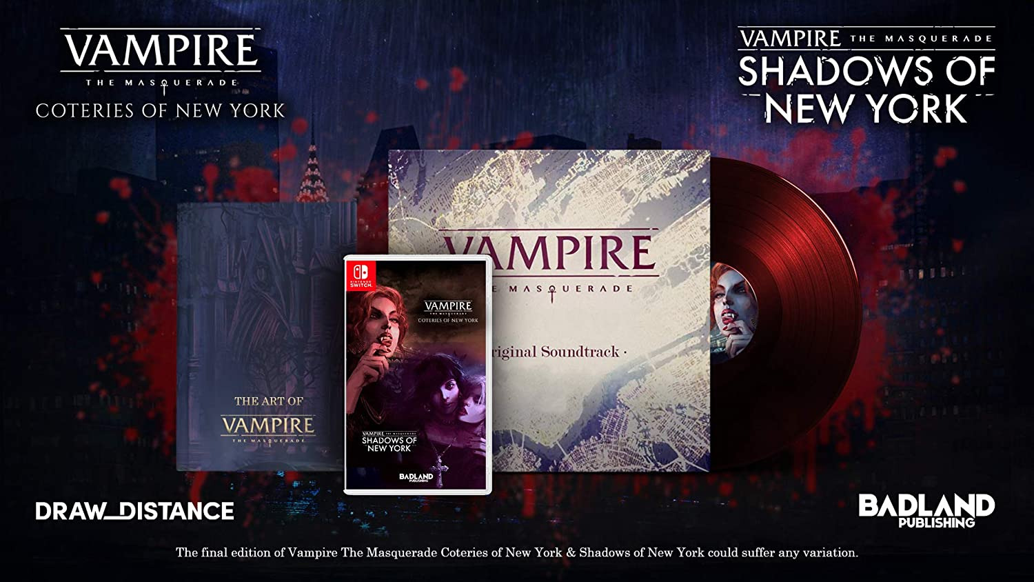 Vampire: The Masquerade - Coteries of New York + Shadows of New York - Collectors Edition (SWITCH)
