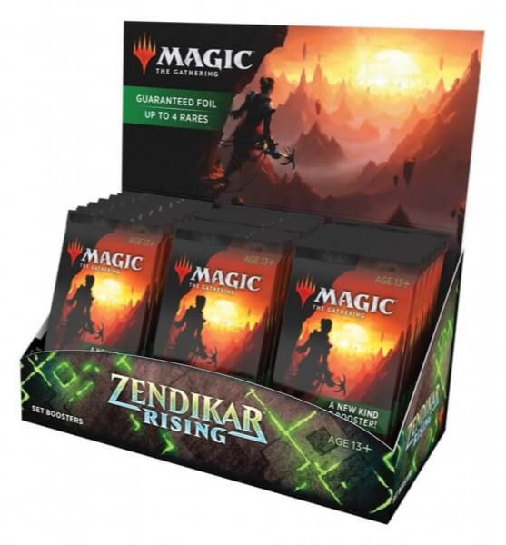 Karetní hra Magic: The Gathering Zendikar Rising - Set Booster Box (30 boosterů)