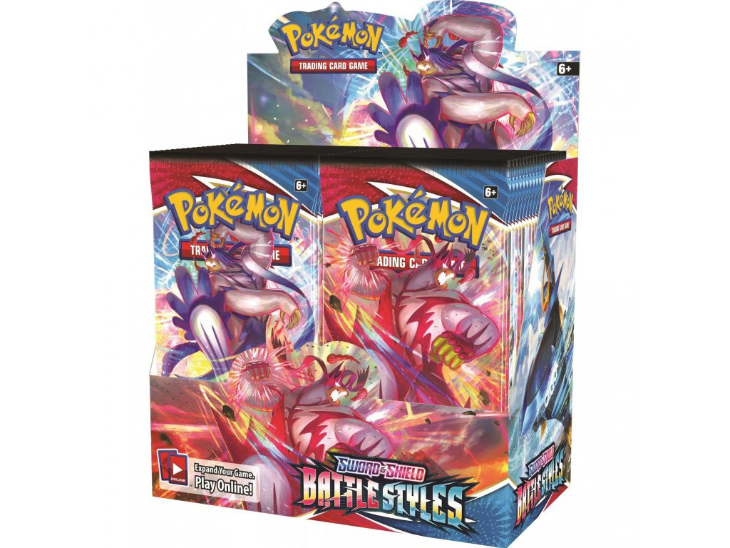 Karetní hra Pokémon TCG: Sword & Shield Battle Styles - booster box (36 boosterů)