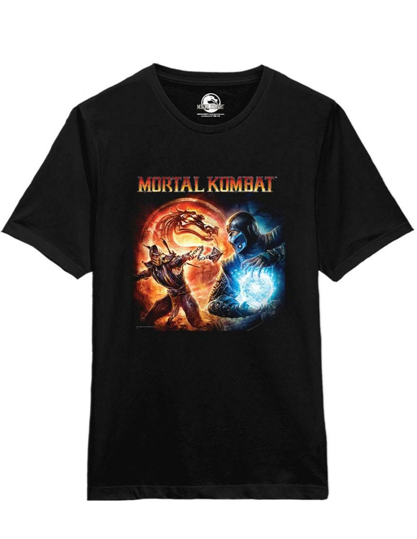 Tričko Mortal Kombat - Fire and Ice (velikost S)