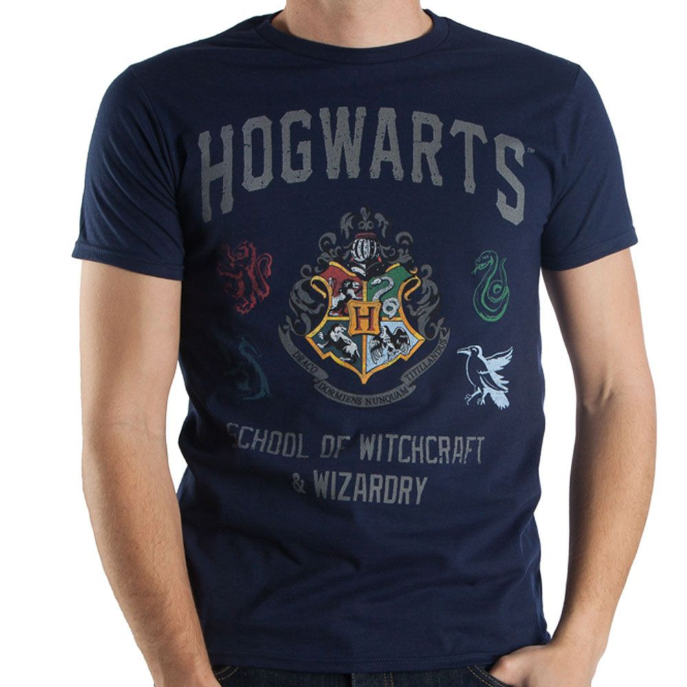 Tričko Harry Potter - Hogwarts (velikost L)