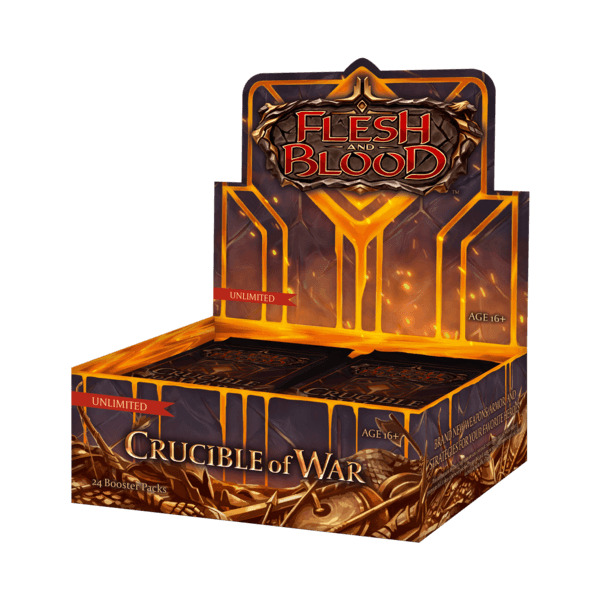 Karetní hra Flesh and Blood TCG: Crucible of War Unlimited Booster Box (24 boosterů)