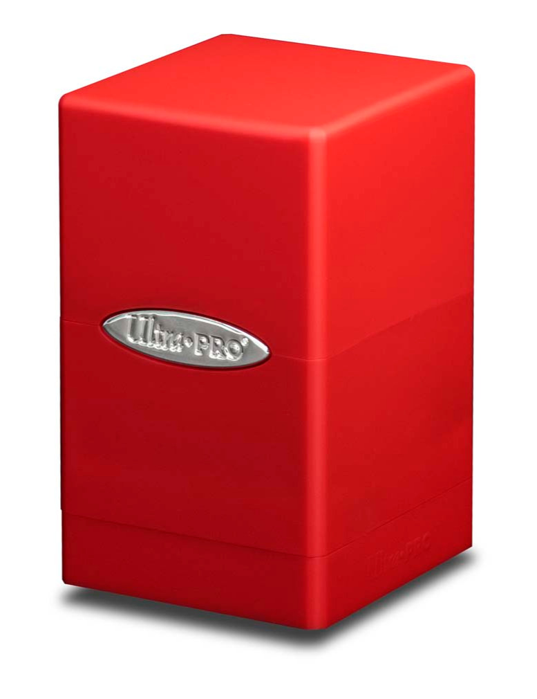 Krabička na karty Ultra Pro - Satin Tower (Apple Red)