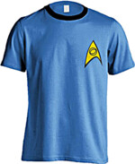 Tričko Star Trek - Science Uniform (velikost M)
