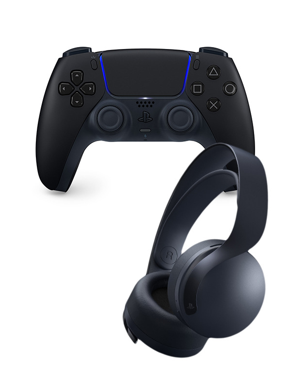 PlayStation 5 Pulse 3D Wireless Headset + ovladač DualSense - Midnight Black (PS5)