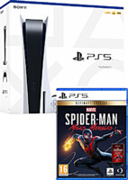 Konzole PlayStation 5 825 GB - Bílá + Spider-Man: Miles Morales - Ultimate Edition (PS5)
