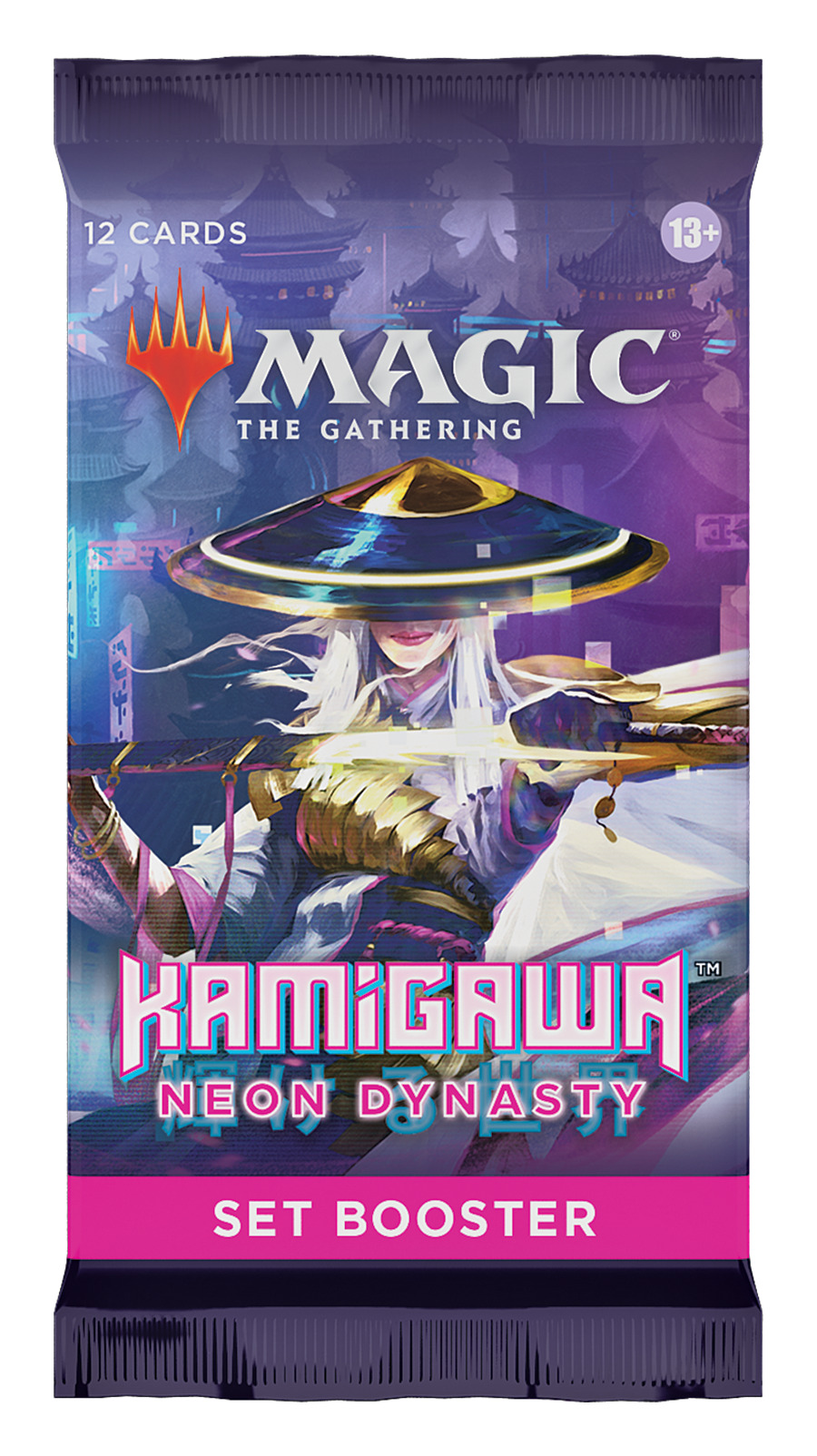 Karetní hra Magic: The Gathering Kamigawa: Neon Dynasty - Set Booster (12 karet)