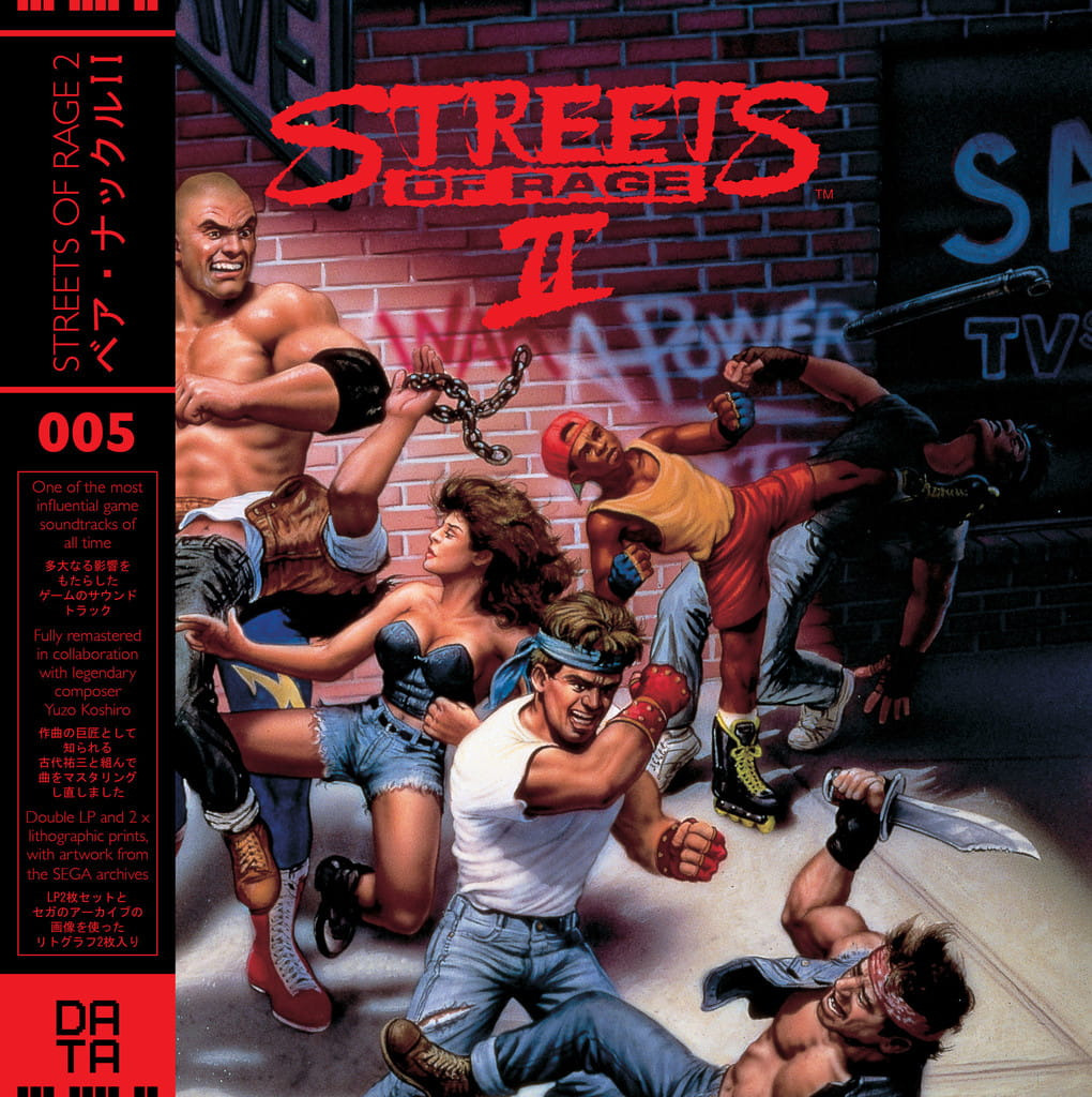 Oficiální soundtrack Streets of Rage 2 na LP