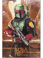 Plakát Star Wars: The Mandalorian - Boba Fett