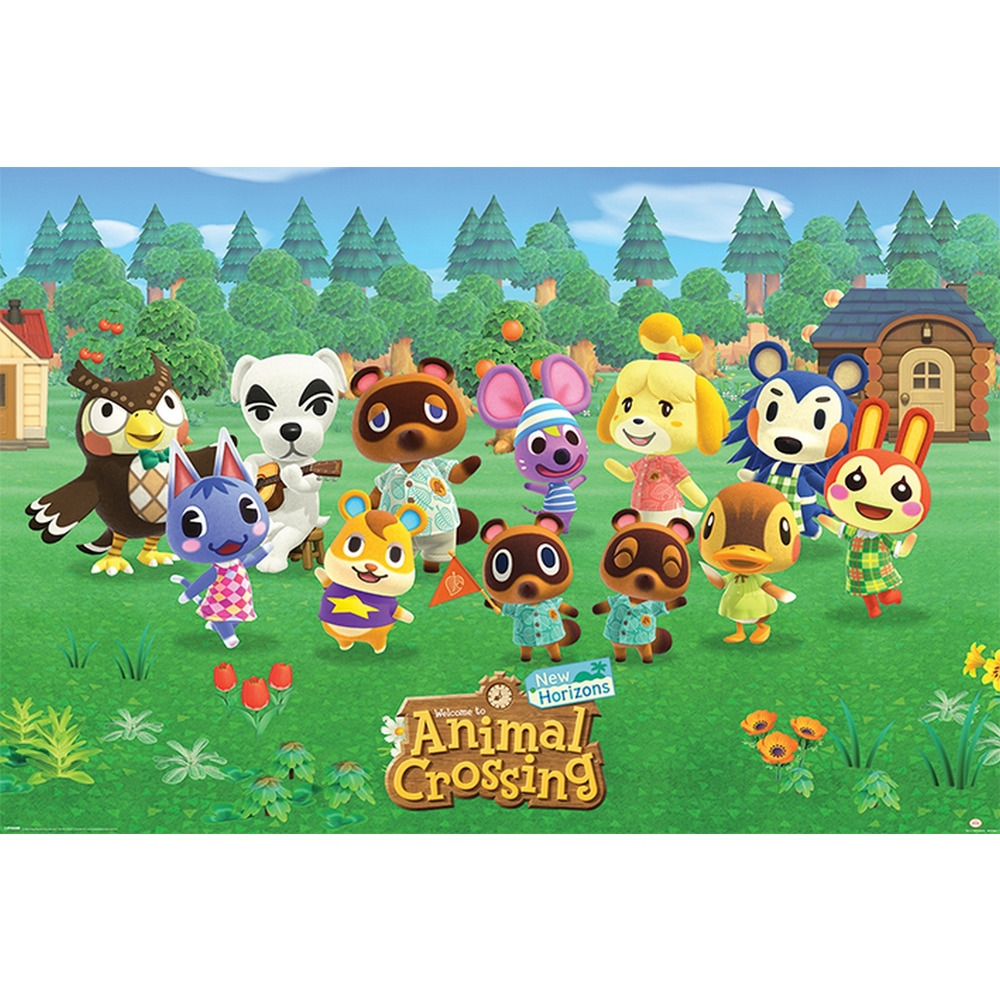 Plakát Animal Crossing: New Horizons - Line Up