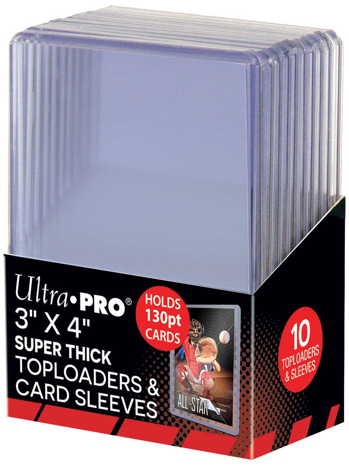 Ochranné obaly na karty Ultra Pro - Super Thick Toploaders 130 pt & Card Sleeves (10+10 ks)