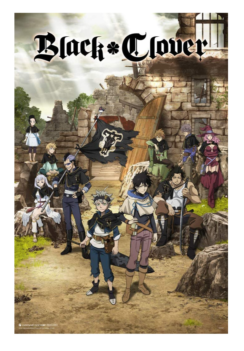 Plakát Black Clover - Black Bull squad & Yuno