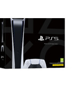 Konzole PlayStation 5 825 GB - Bílá (Digital Edition) + ovladač dle výběru