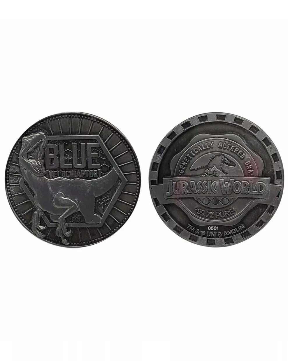 Sběratelská mince Jurassic World