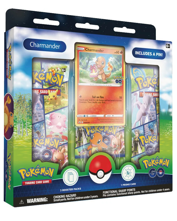 Karetní hra Pokémon TCG: Pokémon GO - Pin Collection (Charmander)