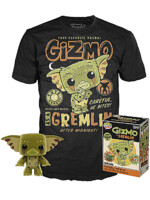 Tričko Gremlins - Gizmo + figurka Funko (velikost L)
