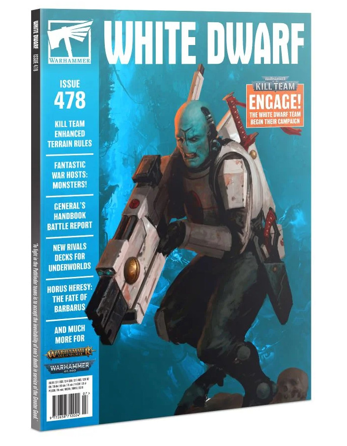 Časopis White Dwarf 2022/7 (Issue 478) + karty