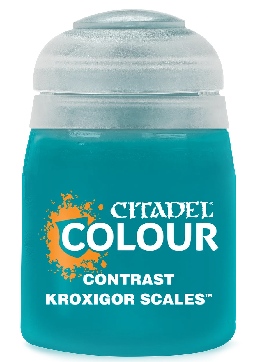 Citadel Contrast Paint (Kroxigor Scales) - kontrastní barva - zelená