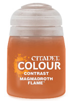 Citadel Contrast Paint (Magmadroth Flame) - kontrastní barva - oranžová