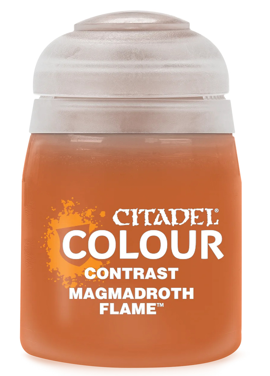 Citadel Contrast Paint (Magmadroth Flame) - kontrastní barva - oranžová