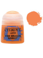 Citadel Layer Paint (Fire Dragon Bright) - krycí barva, oranžová