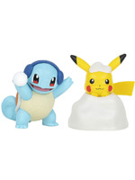 Figurka Pokémon - Pikachu and Squirtle Holiday (Battle Figure Pack)