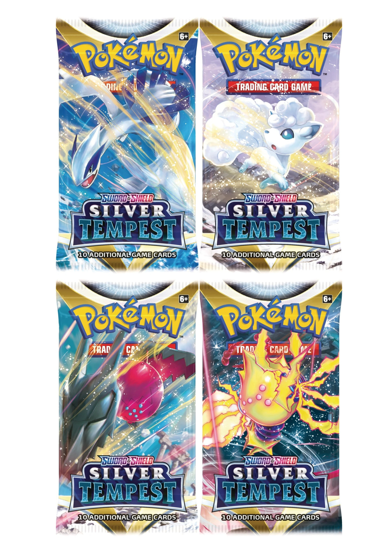 Karetní hra Pokémon TCG: Sword & Shield Silver Tempest - booster (10 karet)
