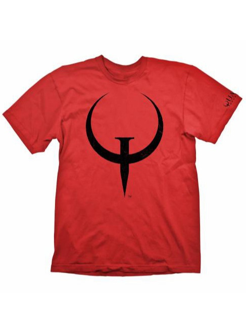 Tričko Quake - Logo, Červené