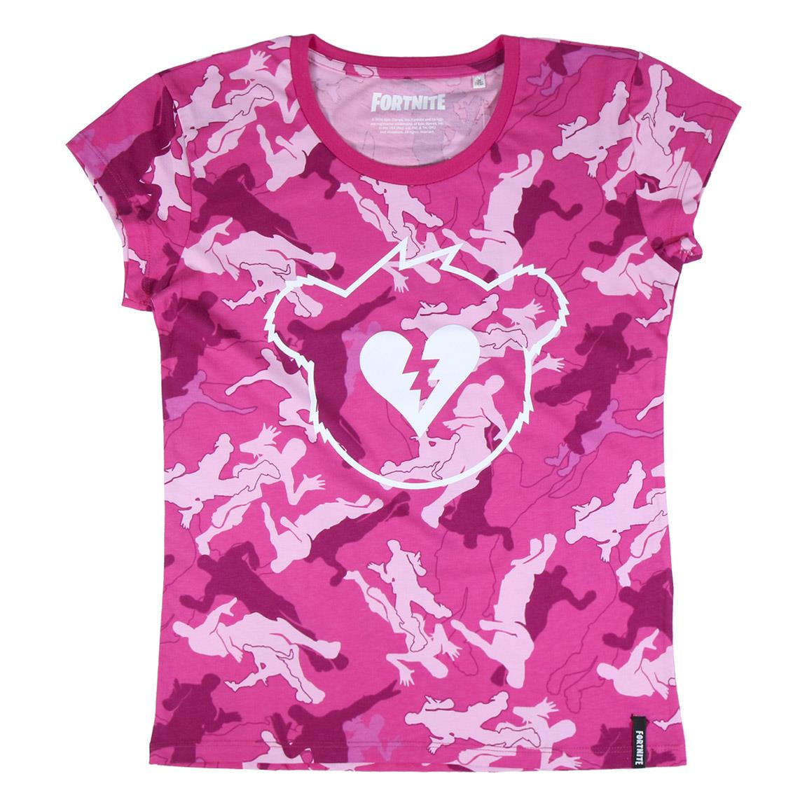 Tričko dívčí Fortnite - Pink