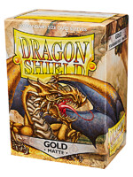 Ochranné obaly na karty Dragon Shield - Standard Sleeves Matte Gold (100 ks)