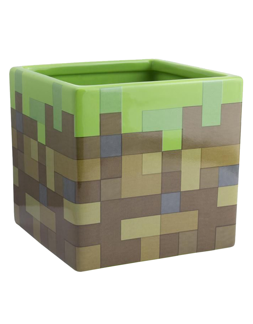 Květináč Minecraft - Grass Block