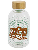 Láhev na pití Animal Crossing - Logo (skleněná)