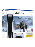 Konzole PlayStation 5 825 GB - Bílá + God of War Ragnarok + Horizon Forbidden West