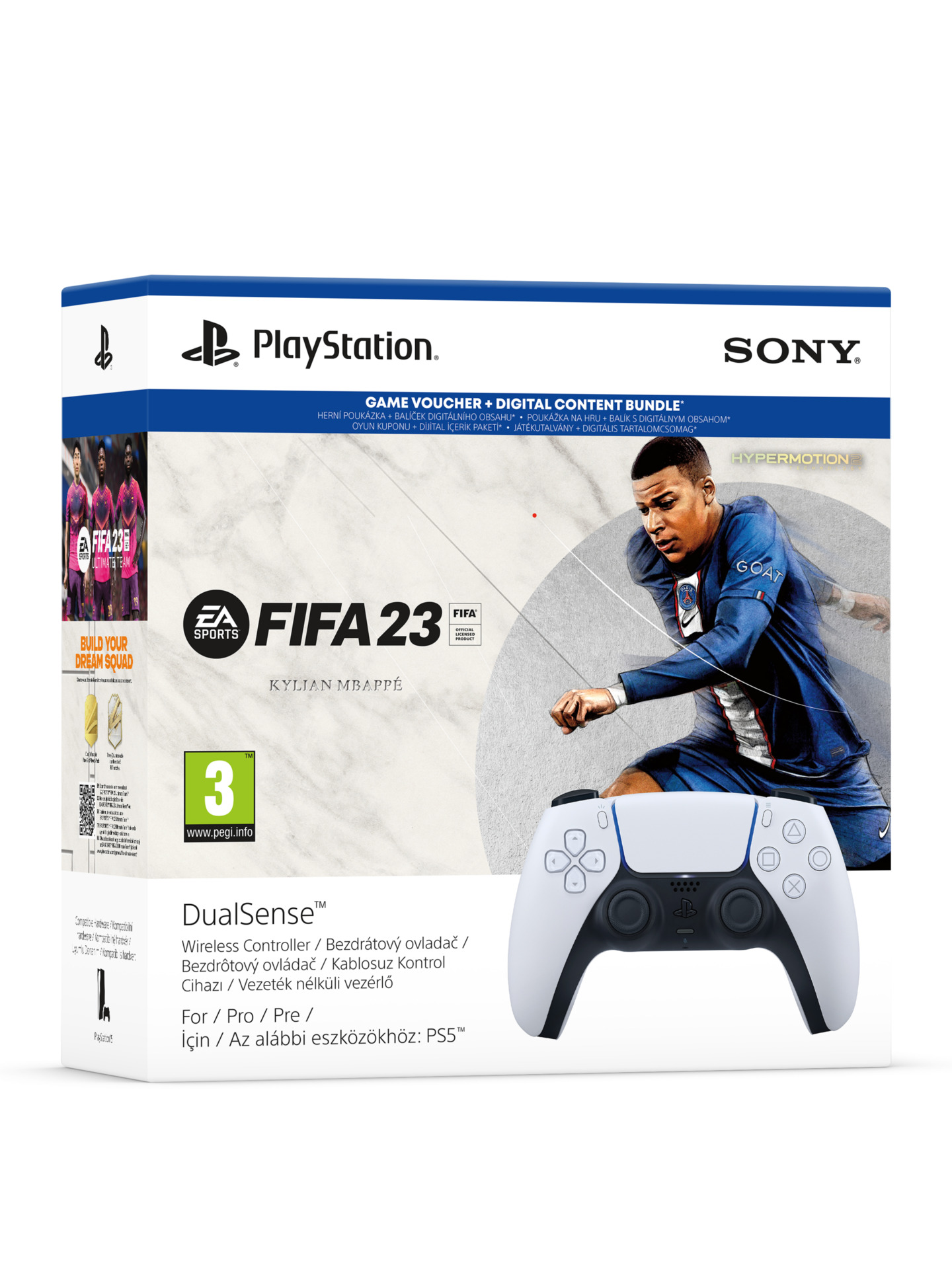 Ovladač DualSense - Bílý + FIFA 23 (PS5)
