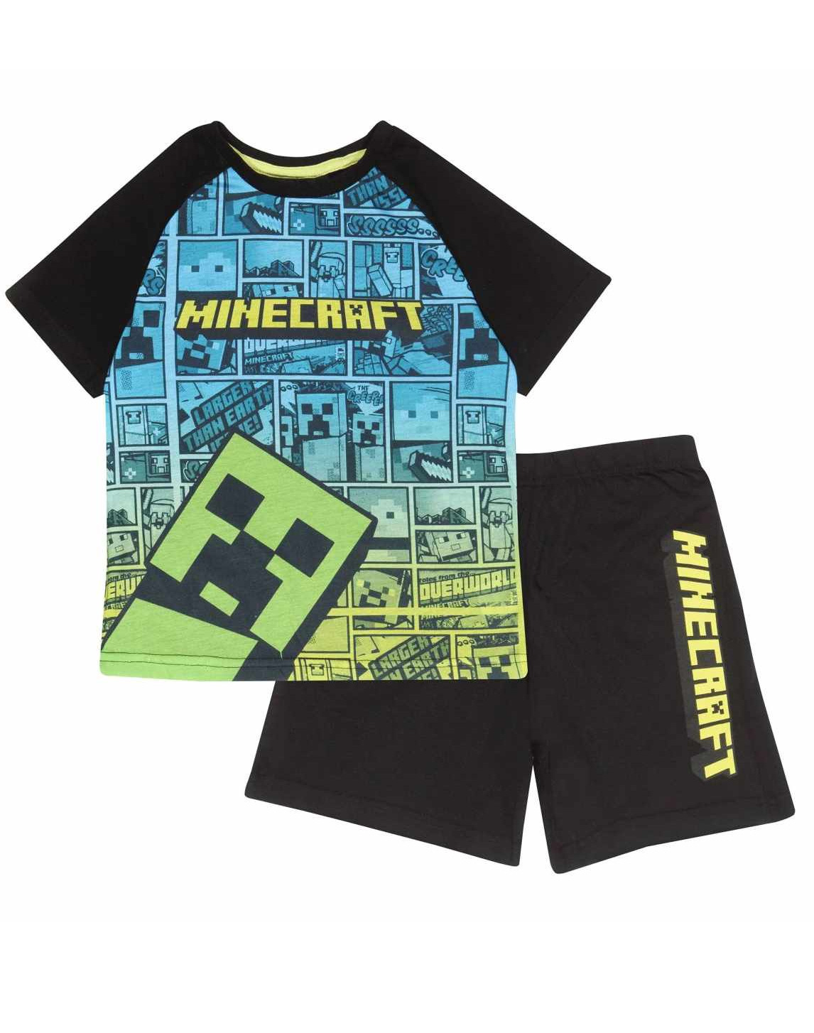 Pyžamo dětské Minecraft - Creeper Bang