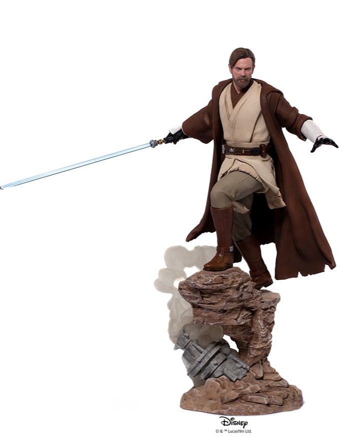 Figurka Star Wars: Obi-Wan Kenobi- Obi-Wan Kenobi BDS Art Scale 1/10 (Iron Studios) (poškozený obal)