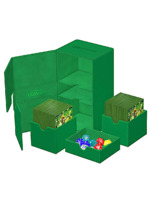 Krabička na karty Ultimate Guard - Twin FlipNTray Deck Case 200+ Standard Size XenoSkin Green