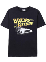 Tričko Back to the Future - DeLorean (velikost M)