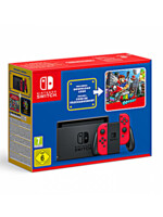 Konzole Nintendo Switch - Red + Super Mario Odyssey
