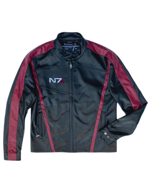 Kožená bunda Mass Effect - N7 Stripe Logo