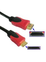 Kabel Mini HDMI na HDMI - 1,5m - pozlacené konektory