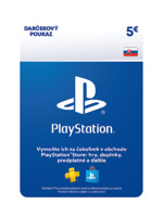 SK - PlayStation Store – Dárková karta - 5 EUR (DIGITAL) (PS4)
