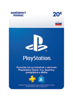 SK - PlayStation Store – Dárková karta - 20 EUR (DIGITAL) (PS4)
