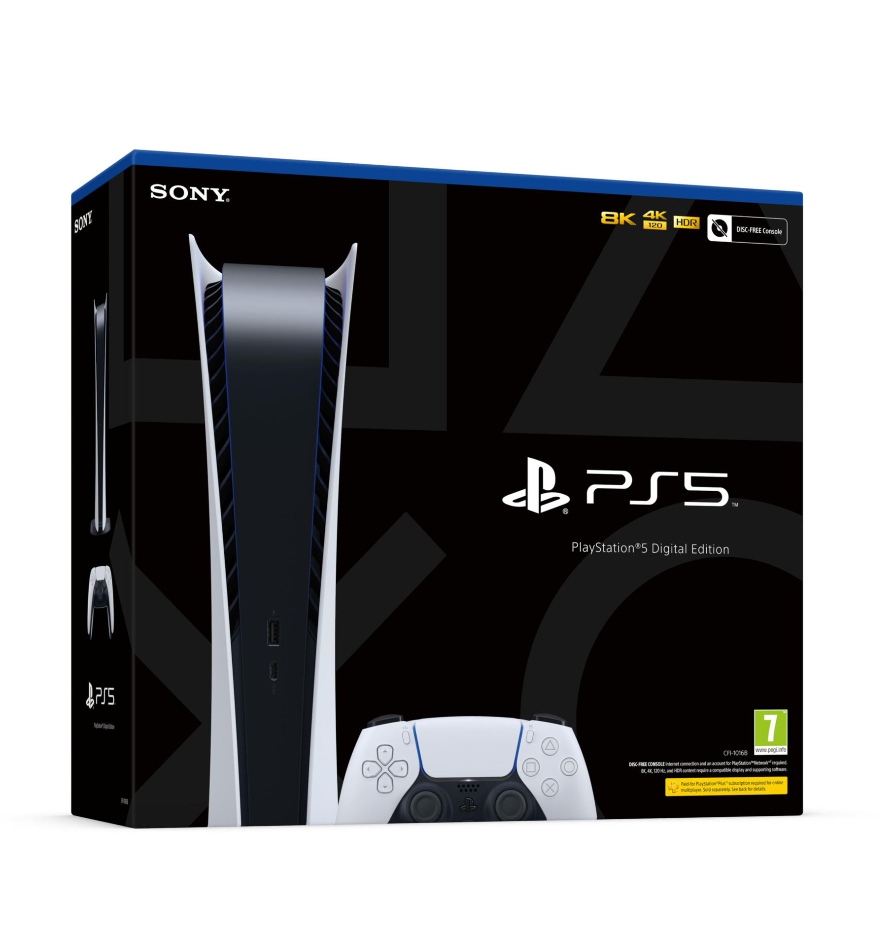 Konzole PlayStation 5 825 GB - Bílá (Digital Edition) (PS5)