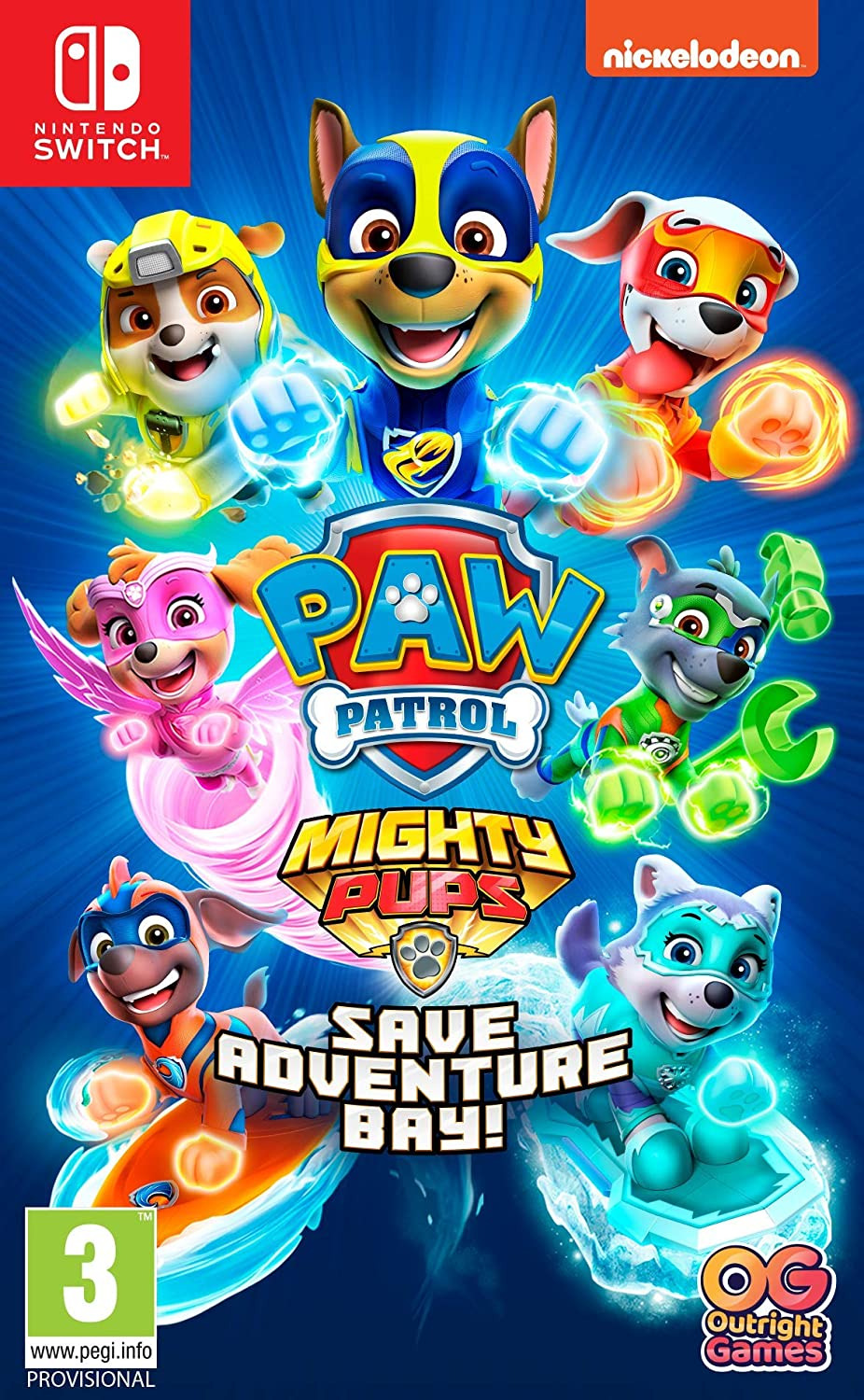 PAW Patrol: Mighty Pups Save Adventure Bay (SWITCH)