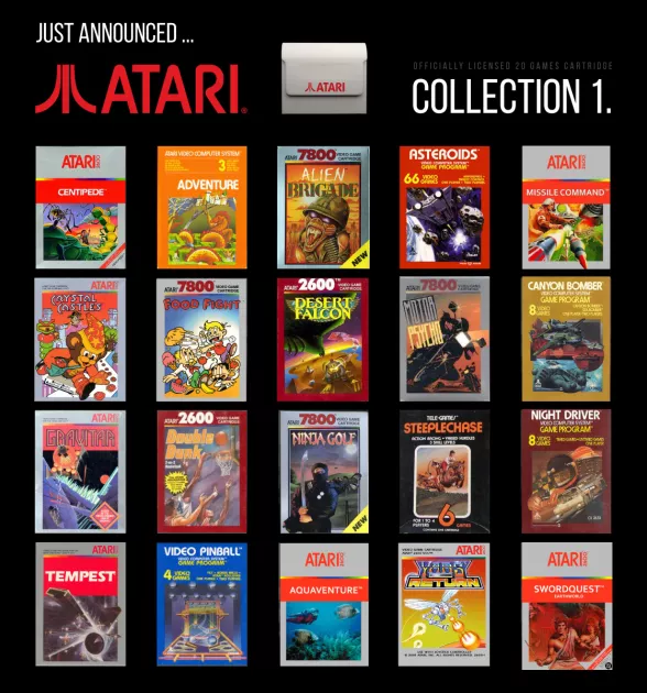 Cartridge pro retro herní konzole Evercade - Atari Collection 1