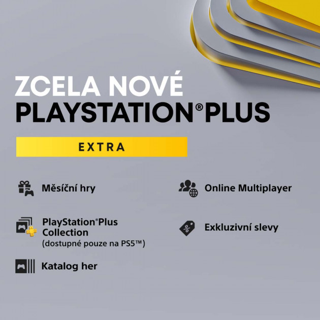 PlayStation Plus Extra - Kredit 1040 KÄ (3M ÄlenstvÃ­)